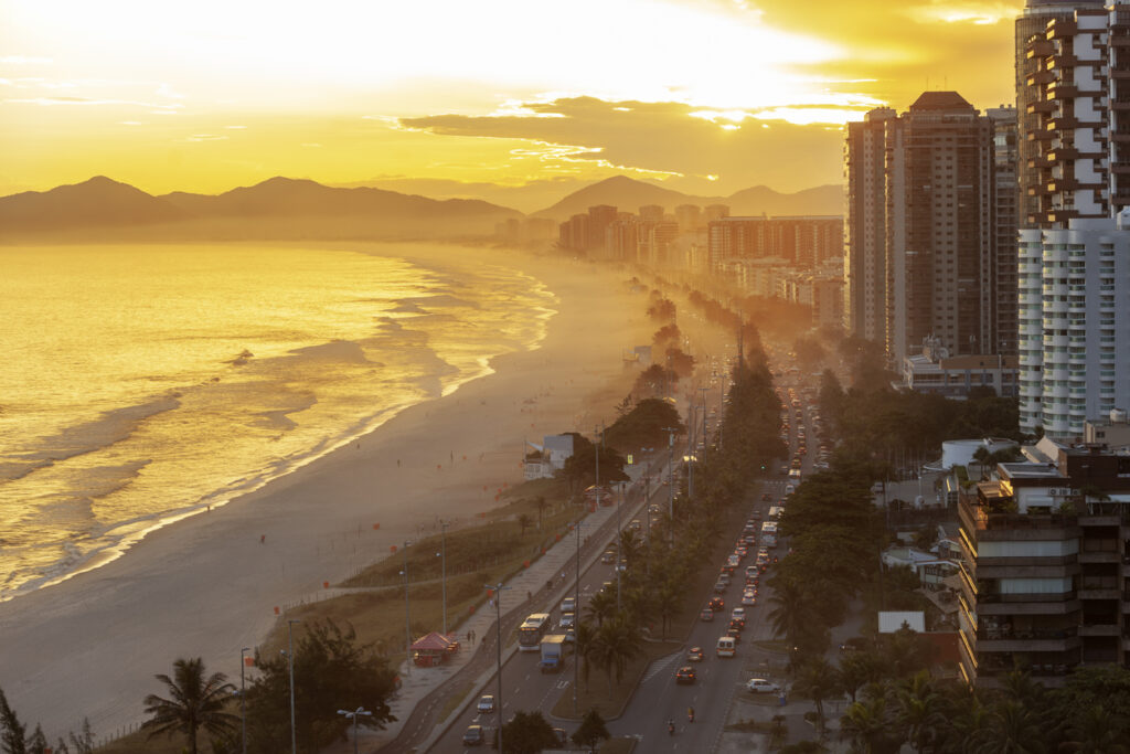 Sunset in Barra da Tijuca