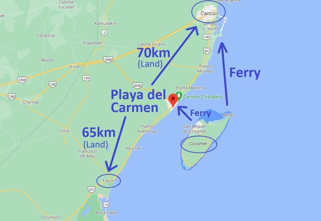 cozumeltulumcancunmap1