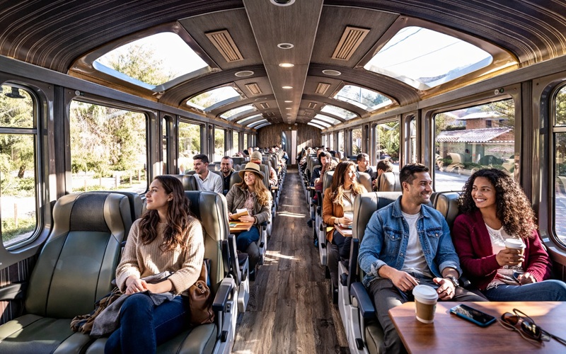 Train from Ollantaytambo to Aguas Calientes