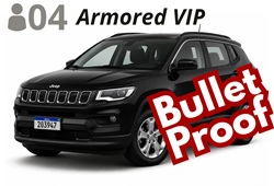 ARMORED SUV, up to 4 passengers with luggage