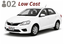 LOW COST SEDAN, up to 2 passengers with luggage