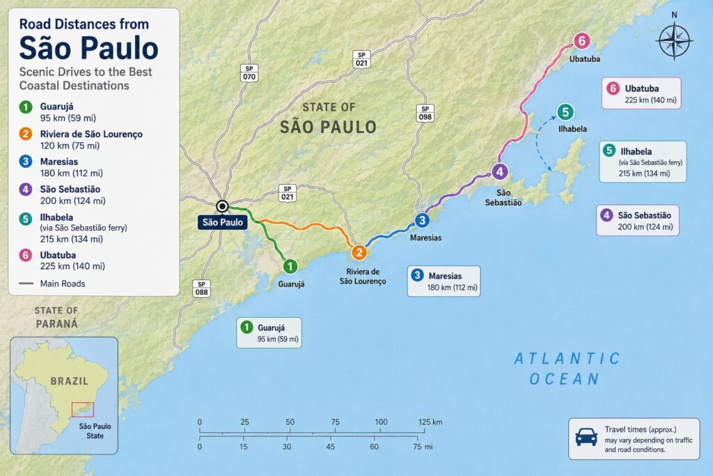 Sao Paulo Long Distance Transfers